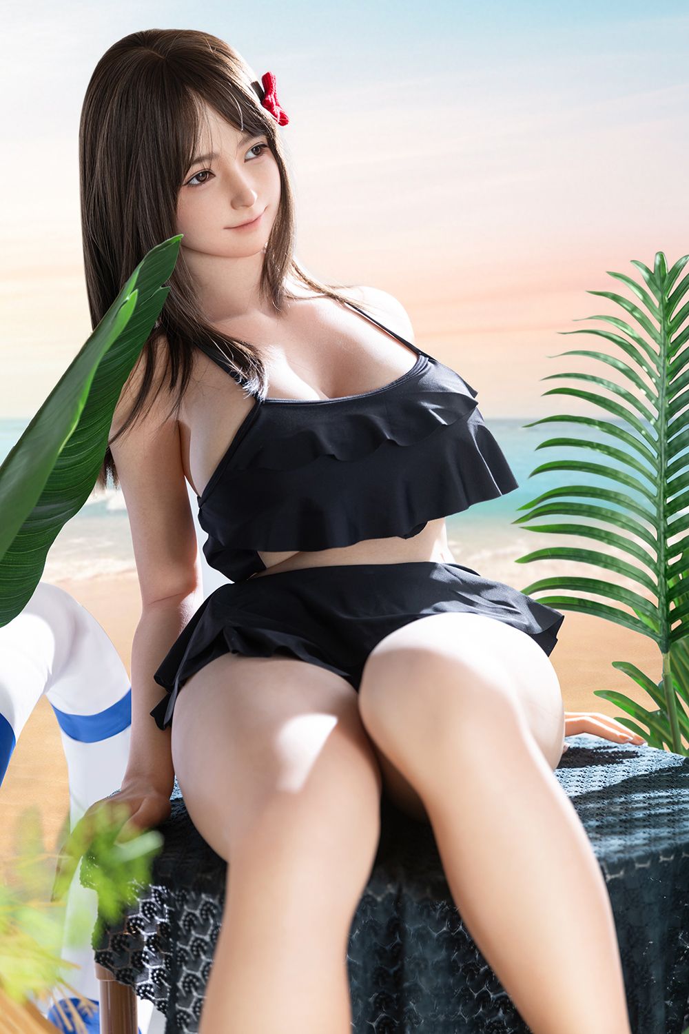 Picture of Firefly Doll 160cm/5ft3 G-cup Max Real Skin Texture Qiandao in Summer Swimsuit Silicone Sex Doll