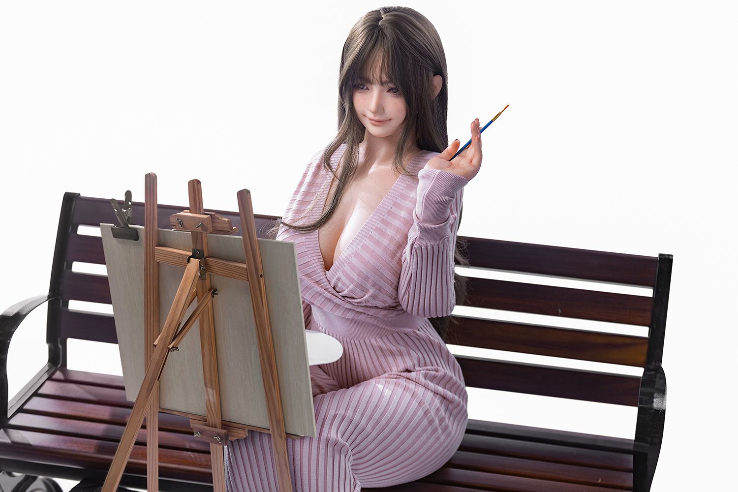 Picture of Firefly Dairy Doll – Painter 164cm/5ft5 G-cup Silicone Sex Doll - Qiandao