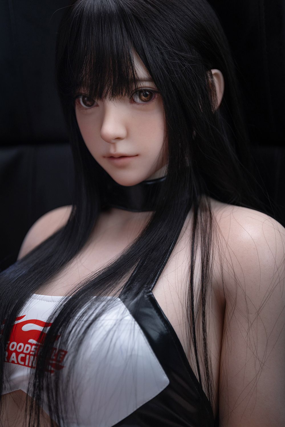 Picture of Firefly Doll 151cm/4ft11 White Leather Skirt Silicone Sex Doll Nanako