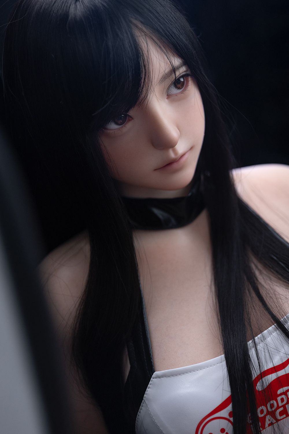Picture of Firefly Doll 151cm/4ft11 White Leather Skirt Silicone Sex Doll Nanako