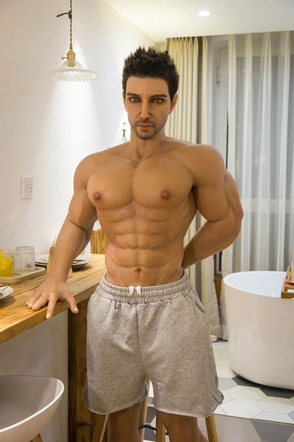Picture of Qita Doll 180cm/5ft11 Silicone Male Sex Doll – Han