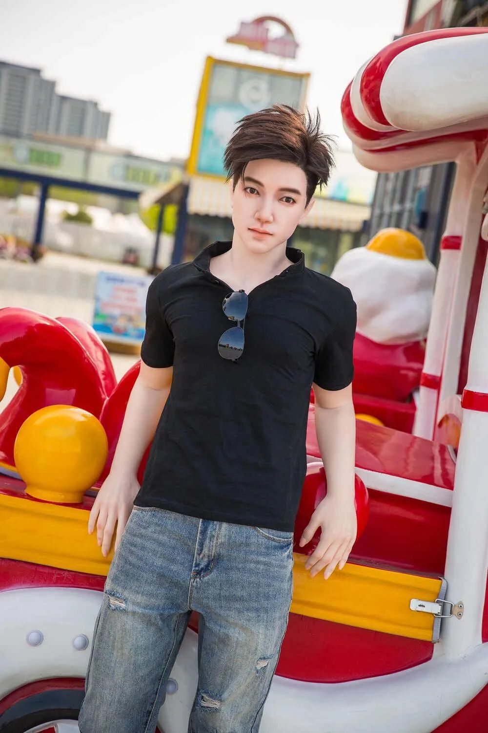 Picture of Qita Doll 177cm/5ft10 Male Silicone Sex Doll – Qing