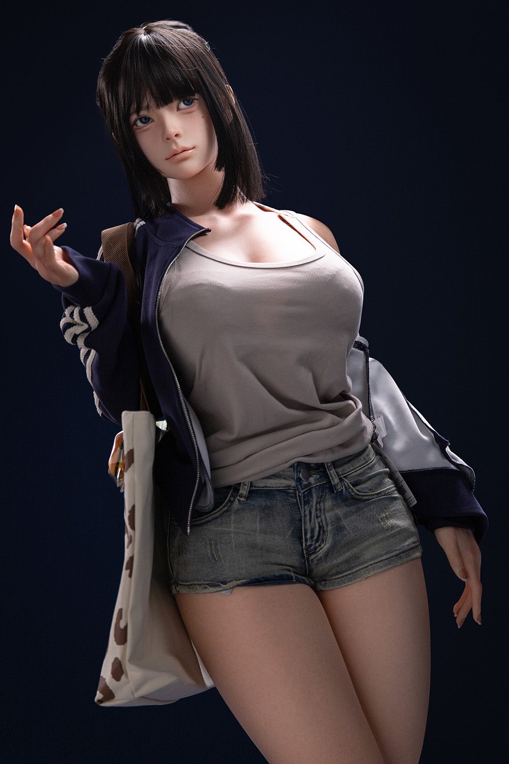 Picture of Firefly Doll Grocery Shopping Girl 60cm/5ft3 G-cup Max Real Skin Texture Silicone Sex Doll Liuli