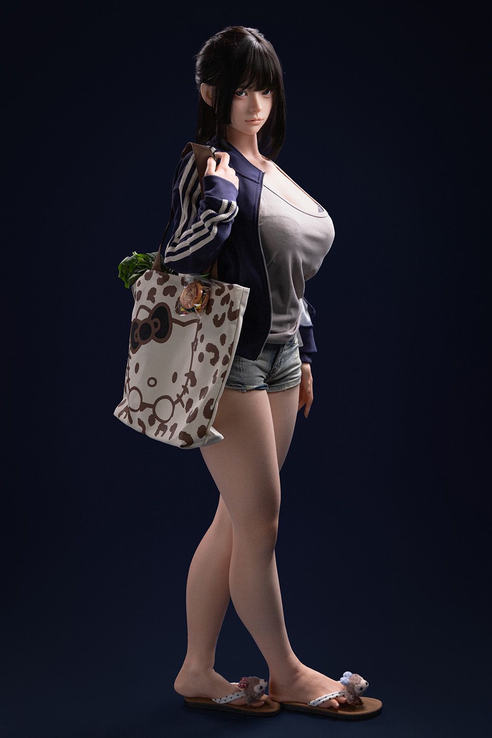 Picture of Firefly Doll Grocery Shopping Girl 60cm/5ft3 G-cup Max Real Skin Texture Silicone Sex Doll Liuli