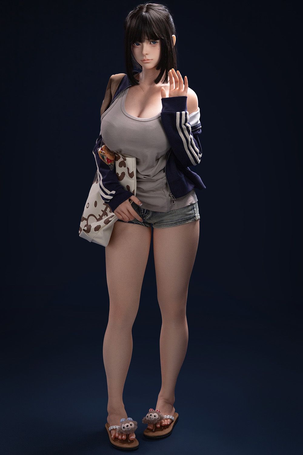 Picture of Firefly Doll Grocery Shopping Girl 60cm/5ft3 G-cup Max Real Skin Texture Silicone Sex Doll Liuli