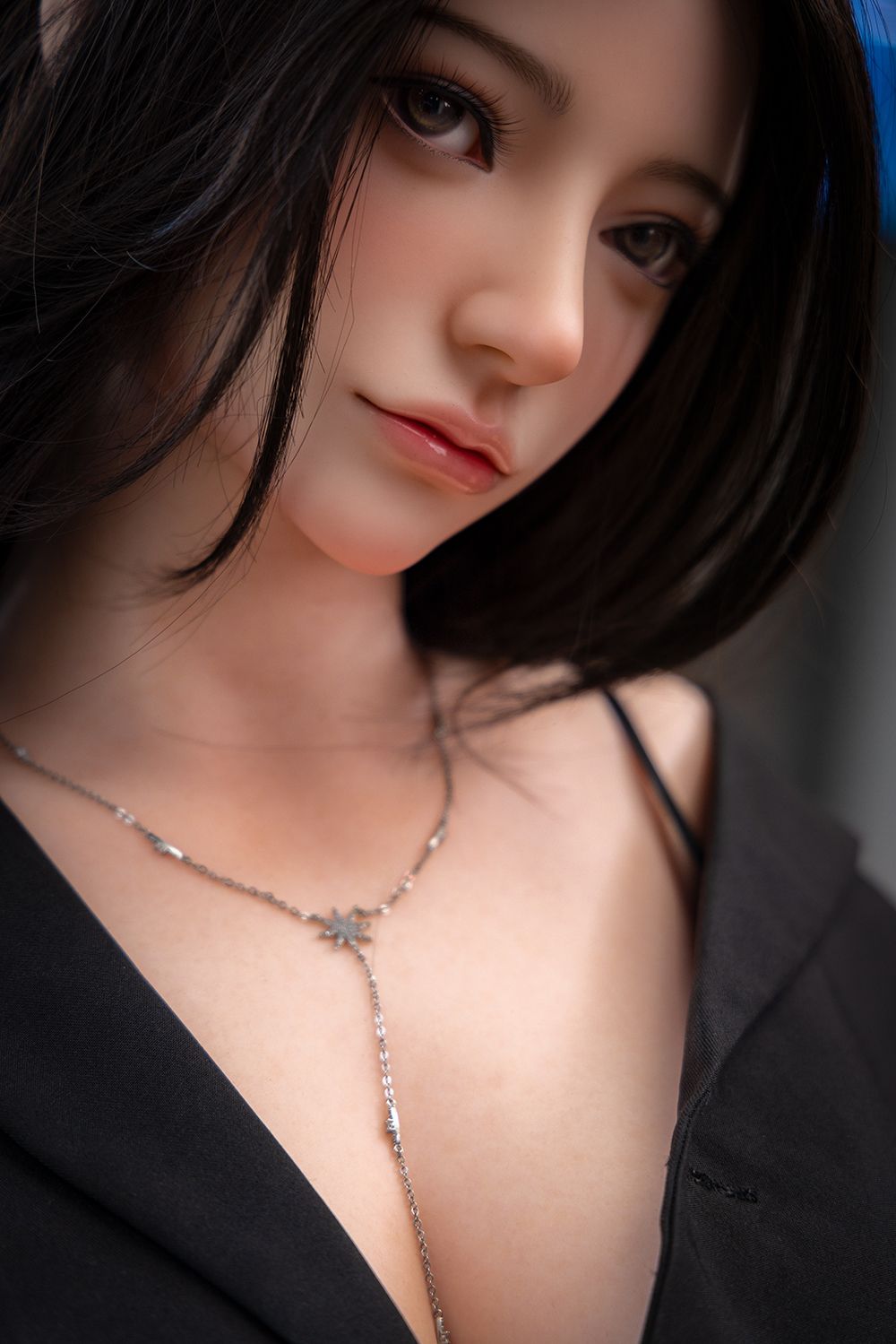 Picture of Firefly Dairy Doll Black Shirt Girl 164cm/5ft5 G-cup Silicone Sex Doll – Duqing