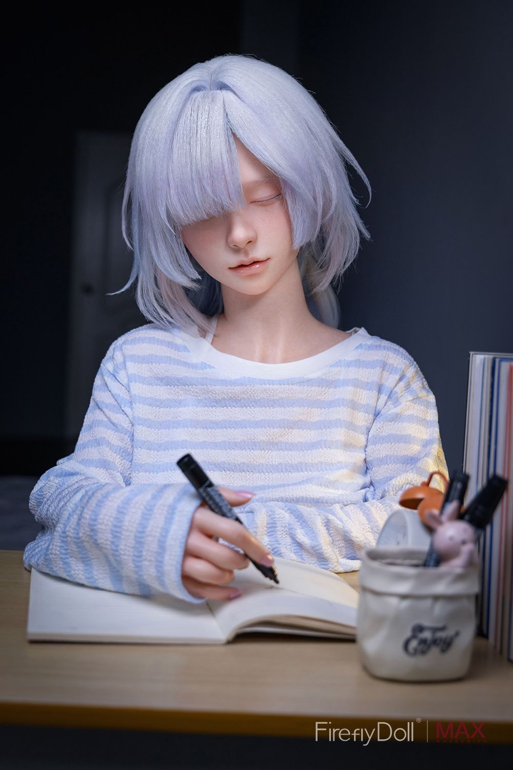 Picture of Firefly Doll 153cm/5ft A-cup Max Real Skin Texture Silicone Sex Doll – Liuli (Closed-Eye Version)