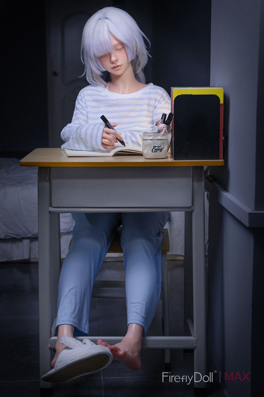 Picture of Firefly Doll 153cm/5ft A-cup Max Real Skin Texture Silicone Sex Doll – Liuli (Closed-Eye Version)