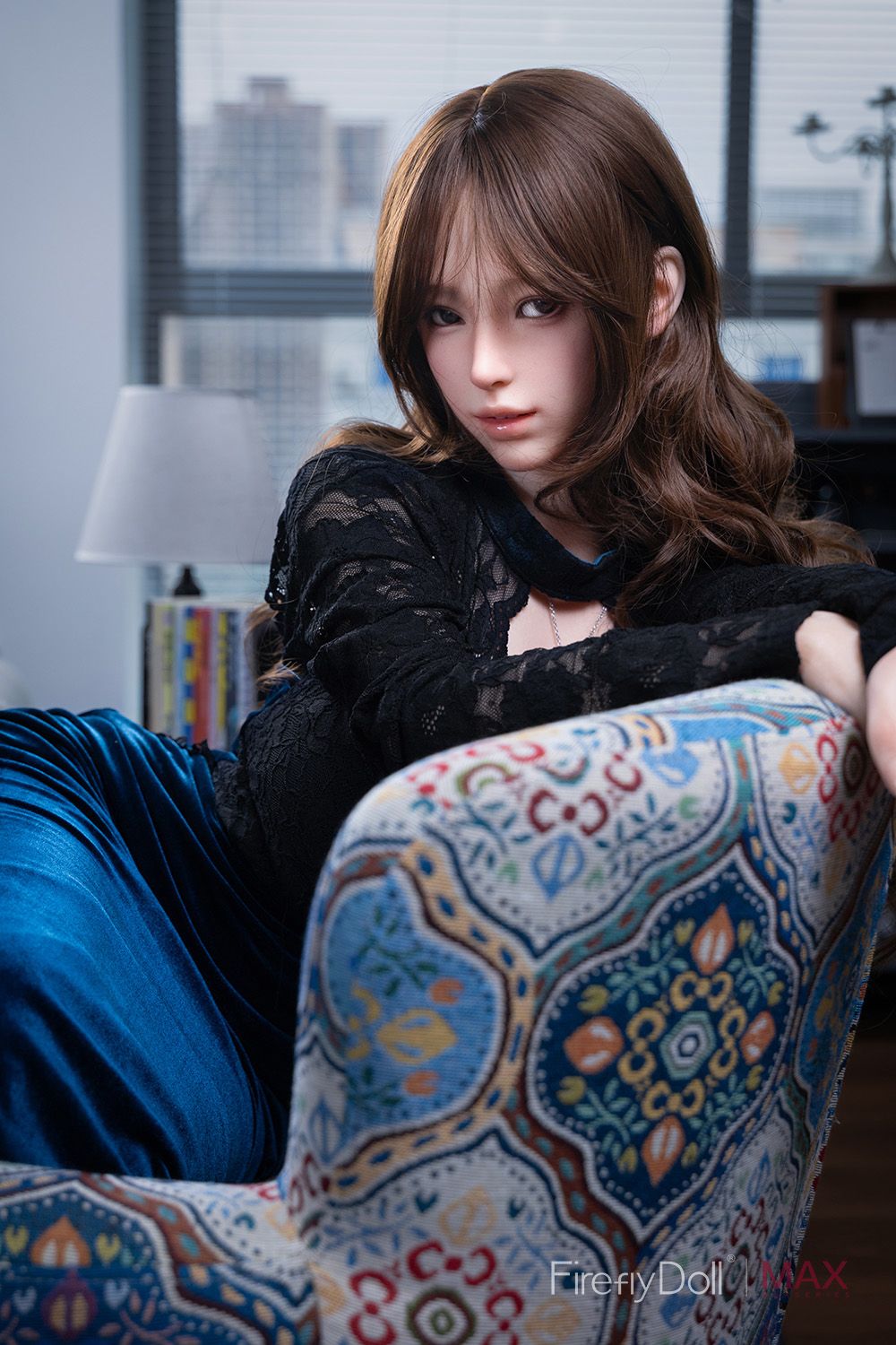 Picture of Firefly Dairy – Blue Cheongsam Girl Yelan 160cm/5ft3 G-cup Max Real Skin Texture Silicone Sex Doll
