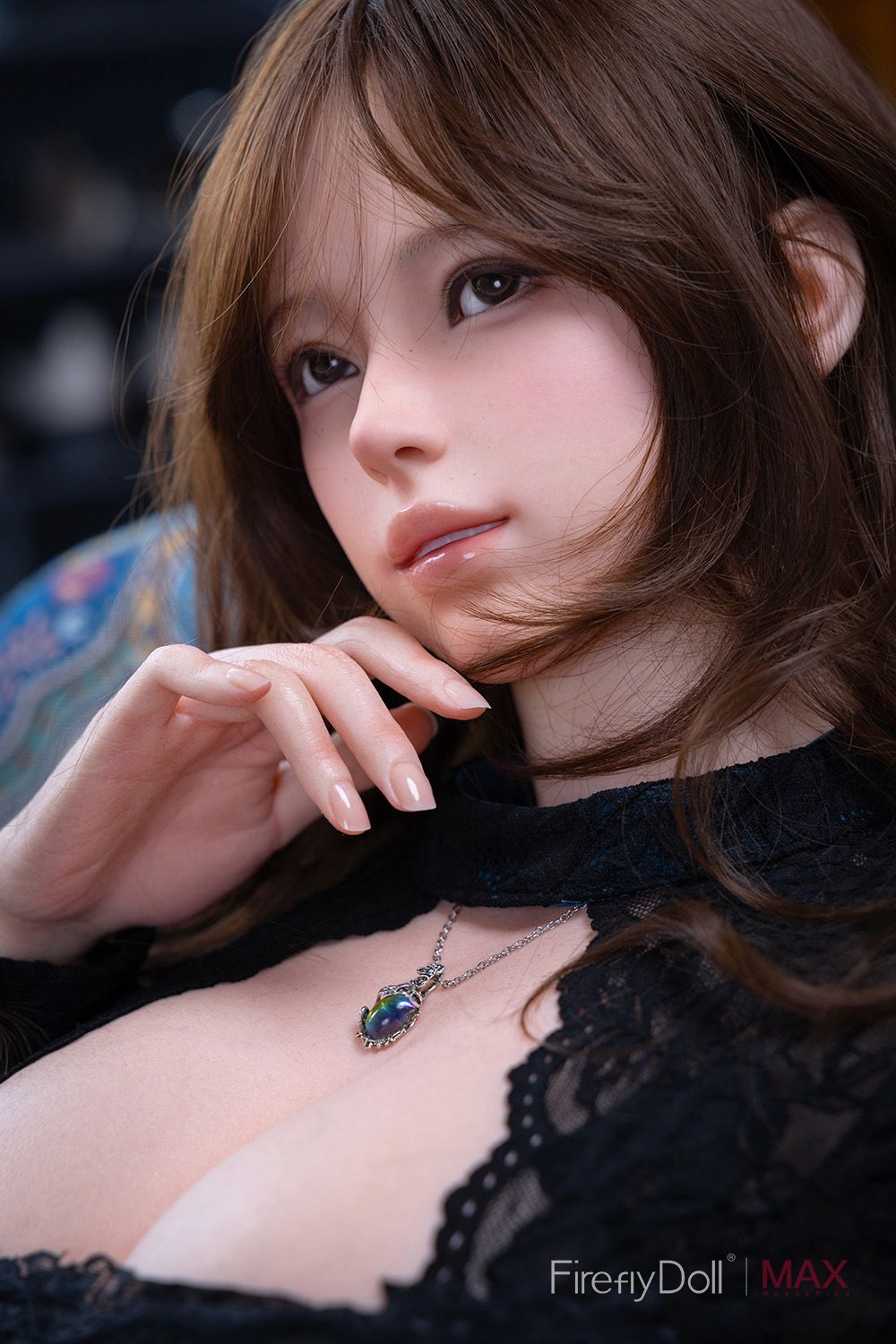 Picture of Firefly Dairy – Blue Cheongsam Girl Yelan 160cm/5ft3 G-cup Max Real Skin Texture Silicone Sex Doll