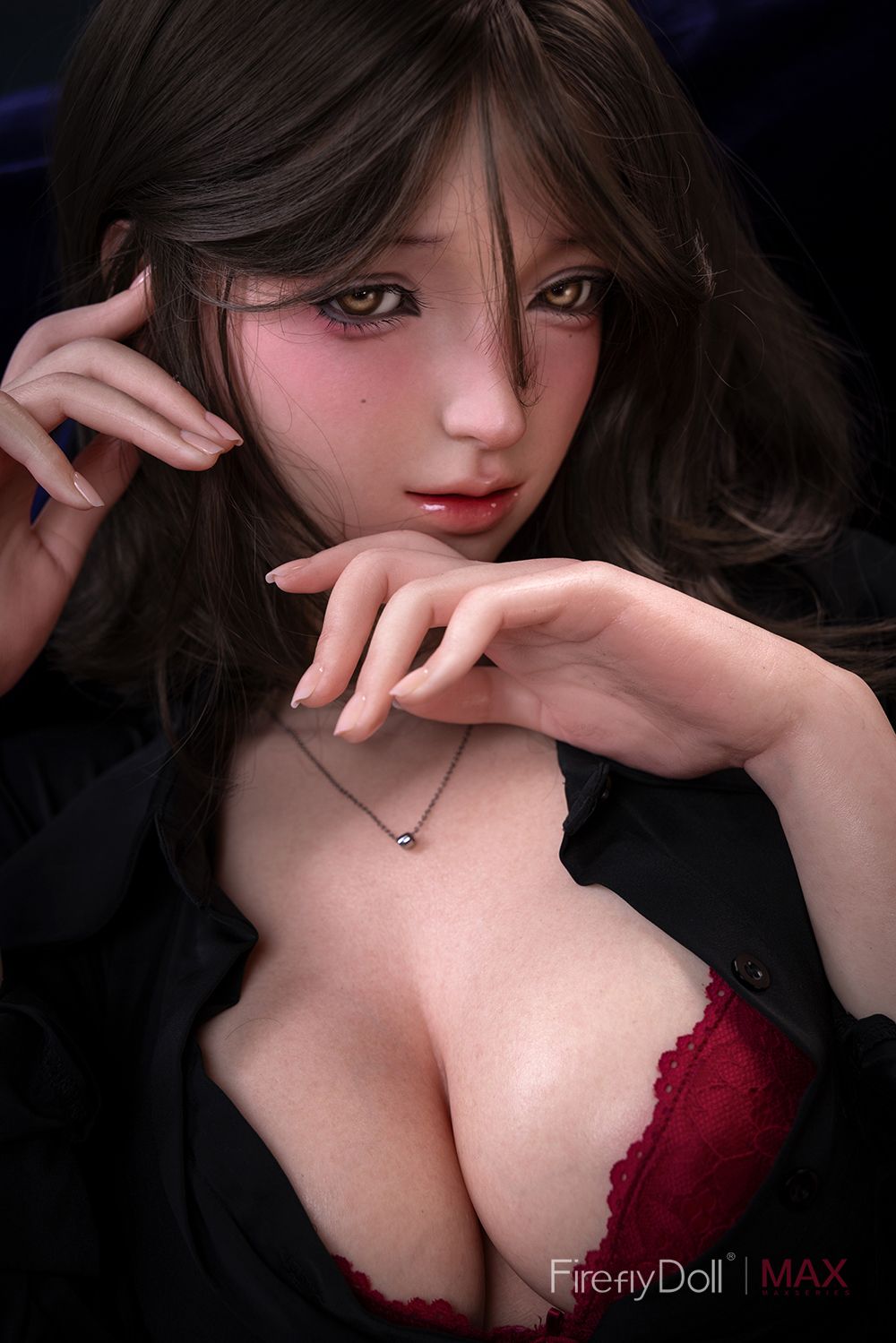 Picture of Firefly Dairy 158cm/5ft2 F-cup Midnight Rose Fair Skin Silicone Sex Doll