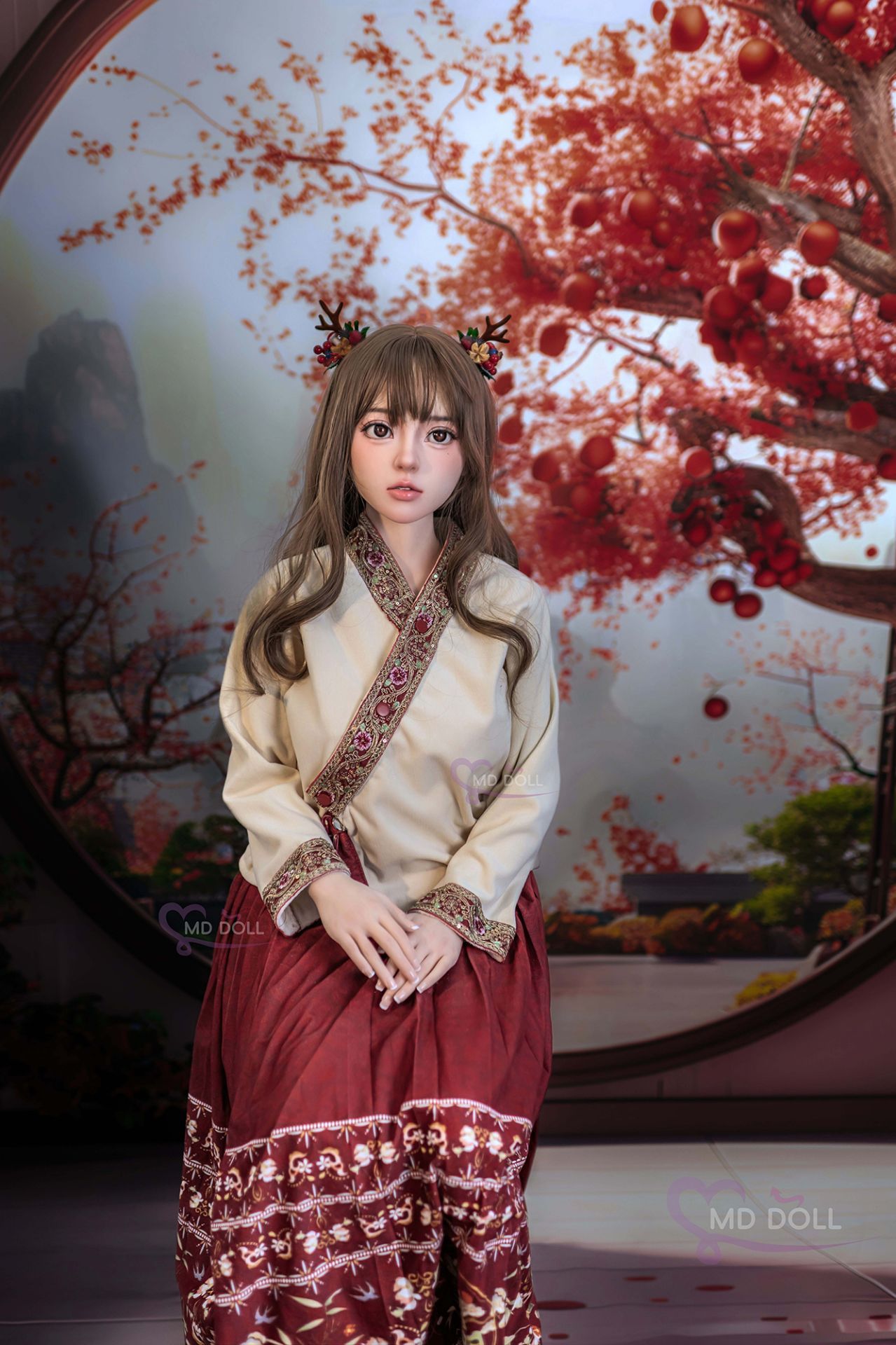 Picture of 150cm / 4ft9 D-cup Celine full silicone sex doll (M-15)
