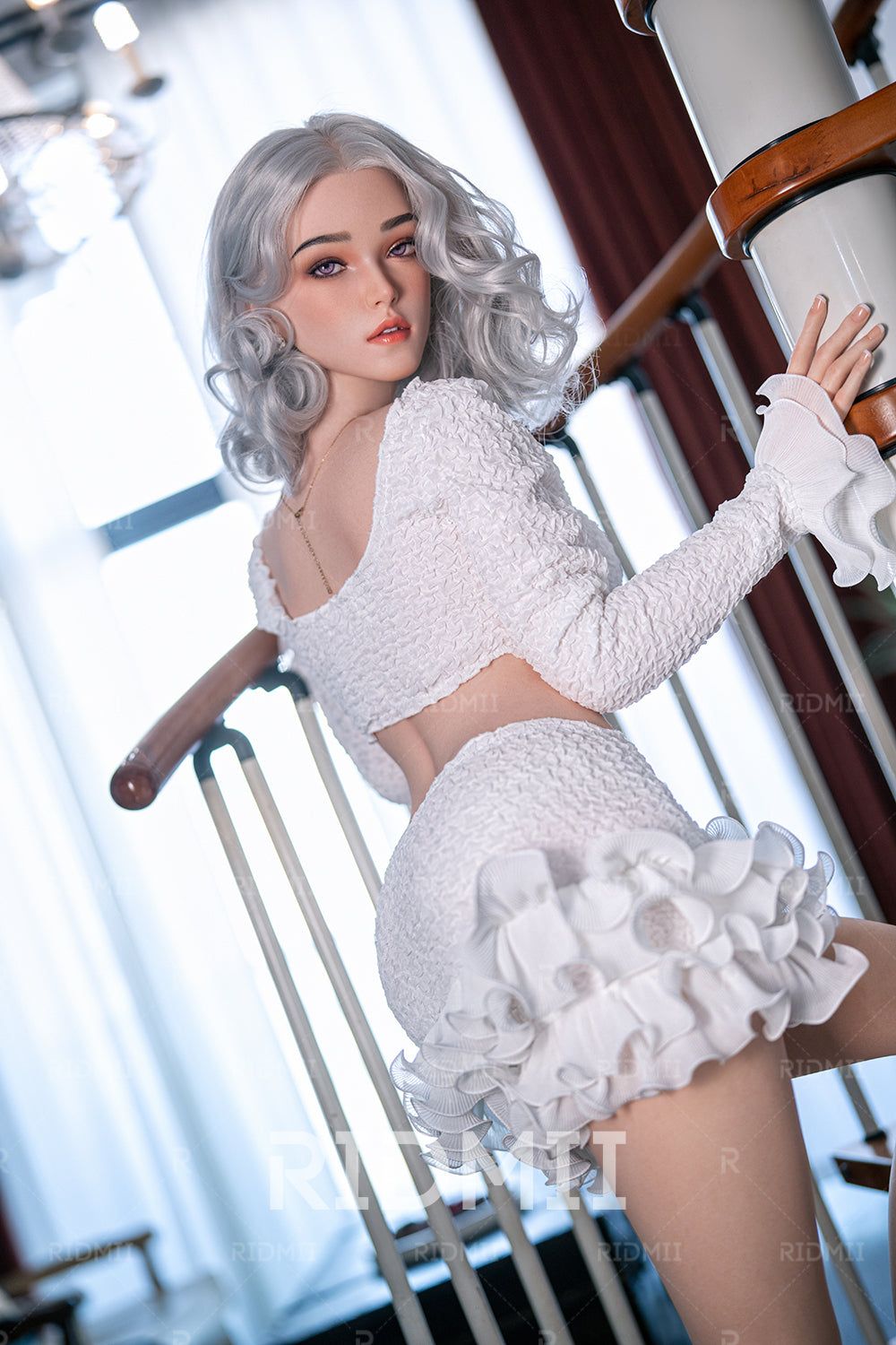 Picture of RIDMII Arin Unique Design 5'4 FT (164cm) Full Silicone Realistic Female Sex Doll with Sexy Body and Quiet Demeanor