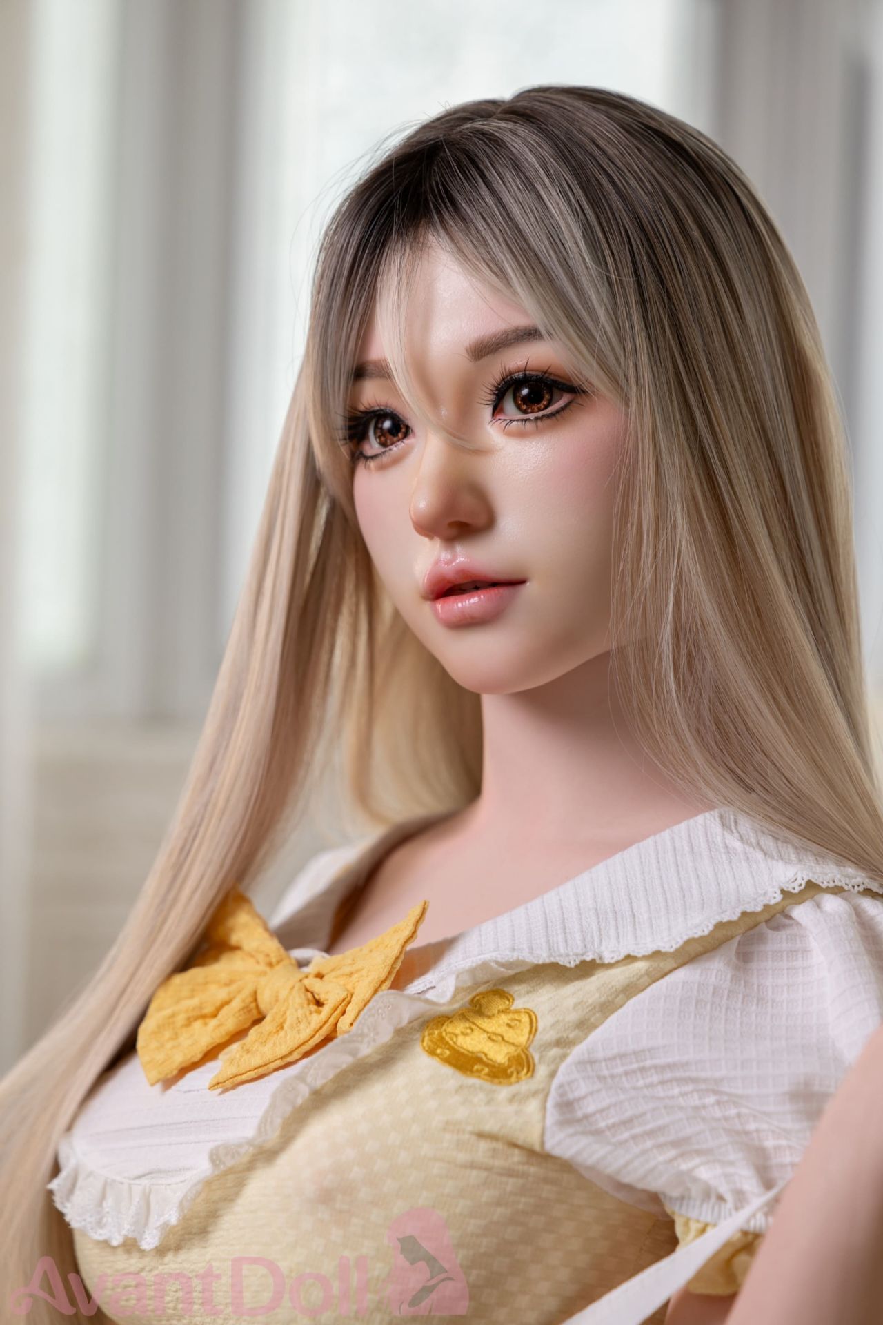 Picture of 165cm/5ft5 F Cup Realistic Skin Texture ROS Head Full Silicone Doll - Sue