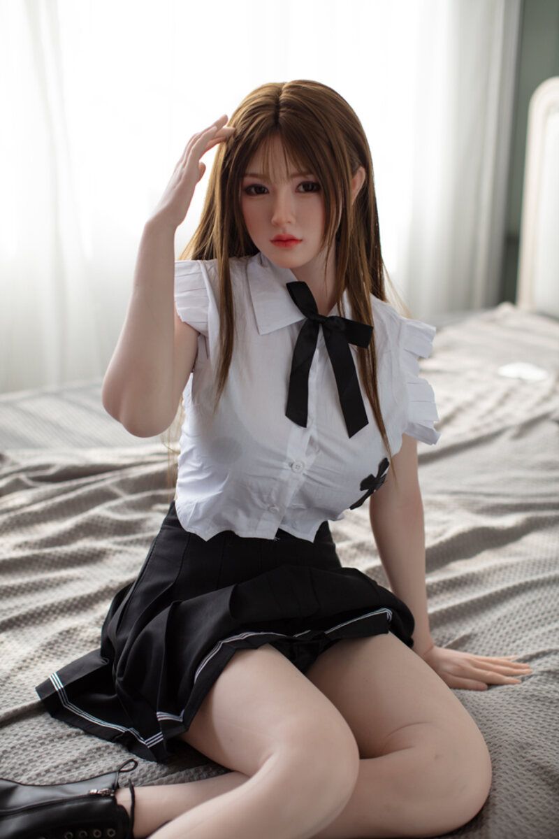 Picture of 170cm/5ft7 D-cup Silicone Head Hybrid Sex Doll – Mei