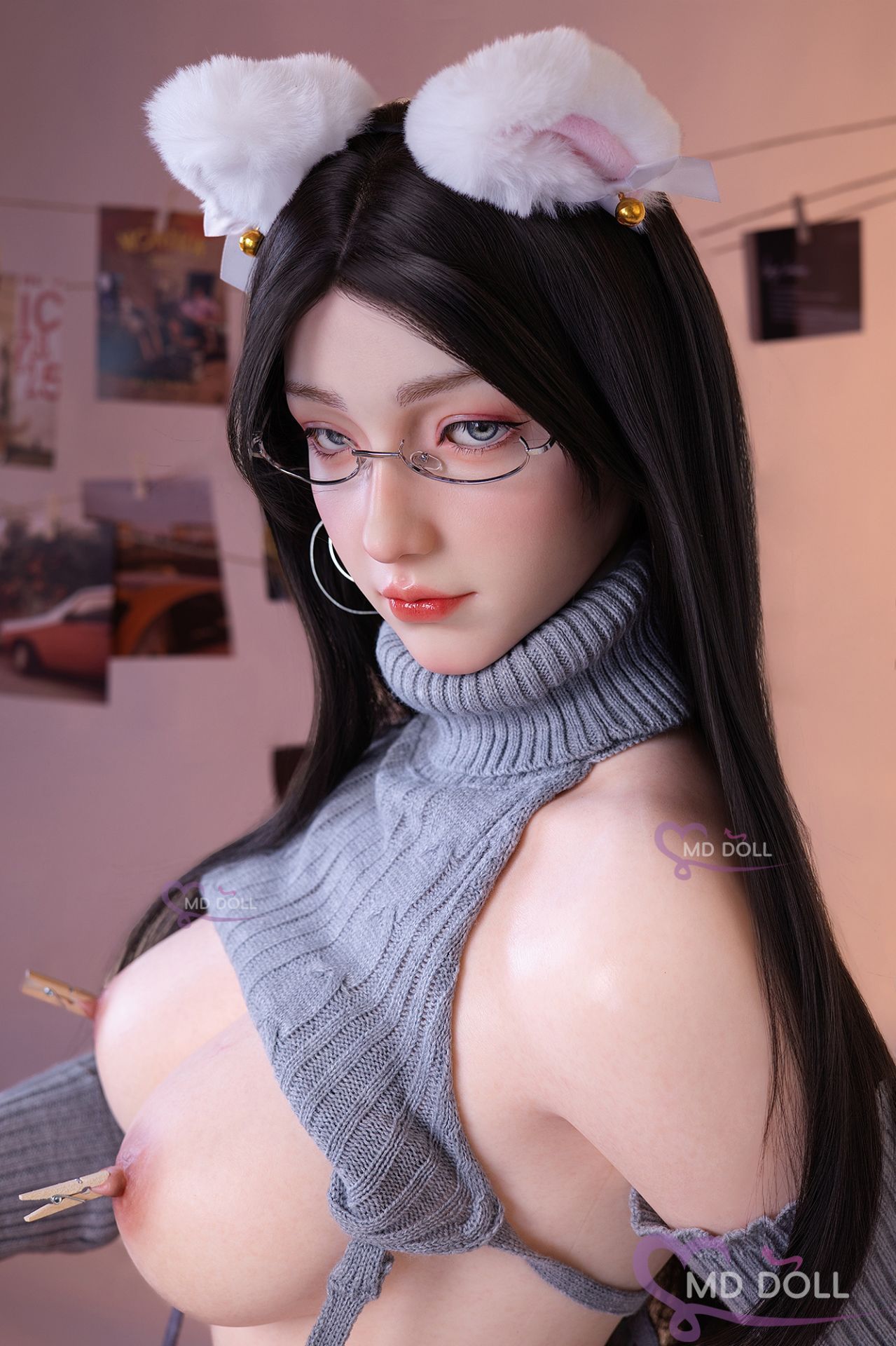 Picture of 166cm / 5ft45 F-cup Bonnie full silicone sex doll (M-37)