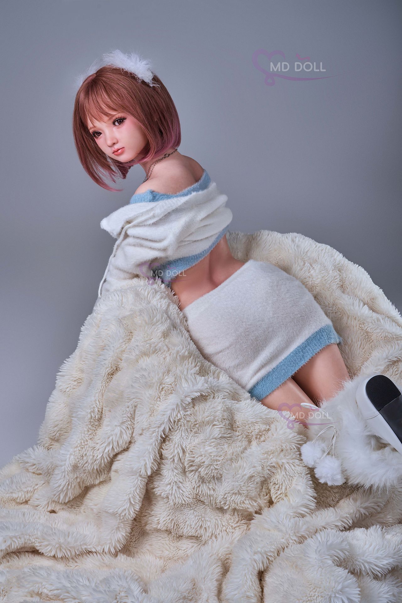 Picture of 150cm / 4ft9 D-cup LILY full silicone sex doll (M-21A)
