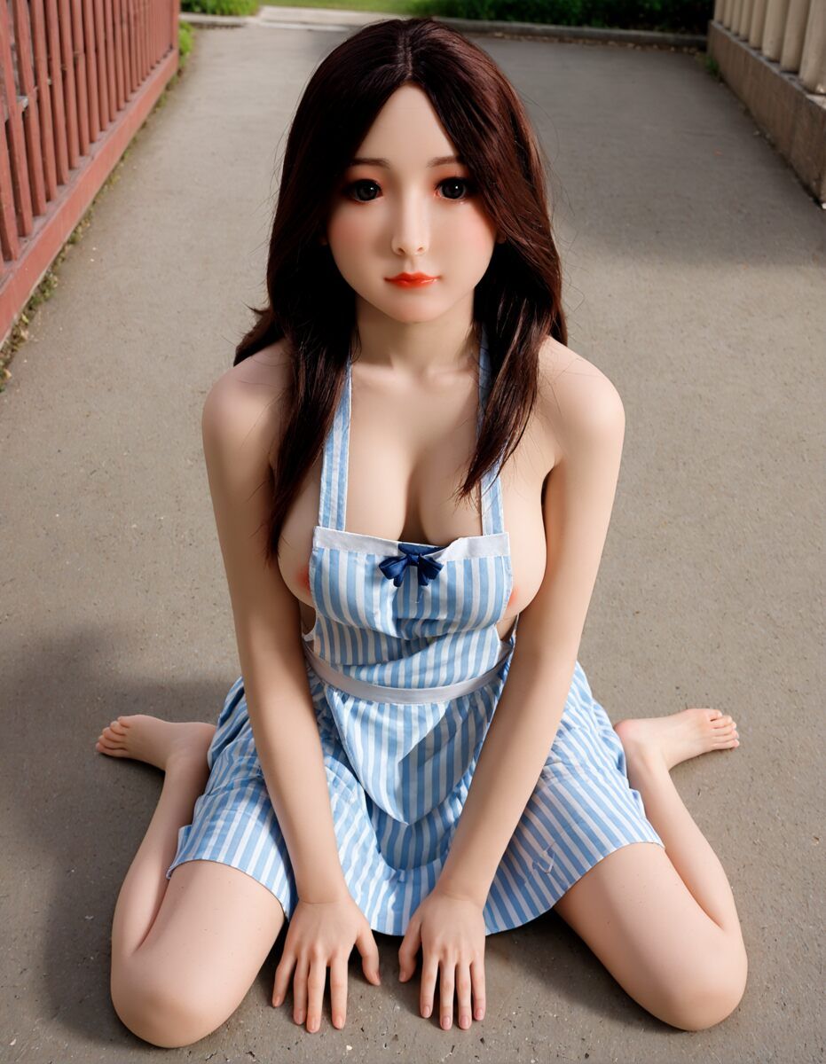 Picture of 148cm/4ft10 B-cup Silicone Head Sex Doll – Celestine