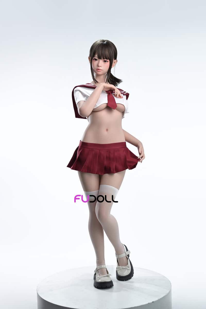 Picture of Fudoll 148cm (4.85ft) Full Size Petite Sex Doll Silicone, Xiaoyan