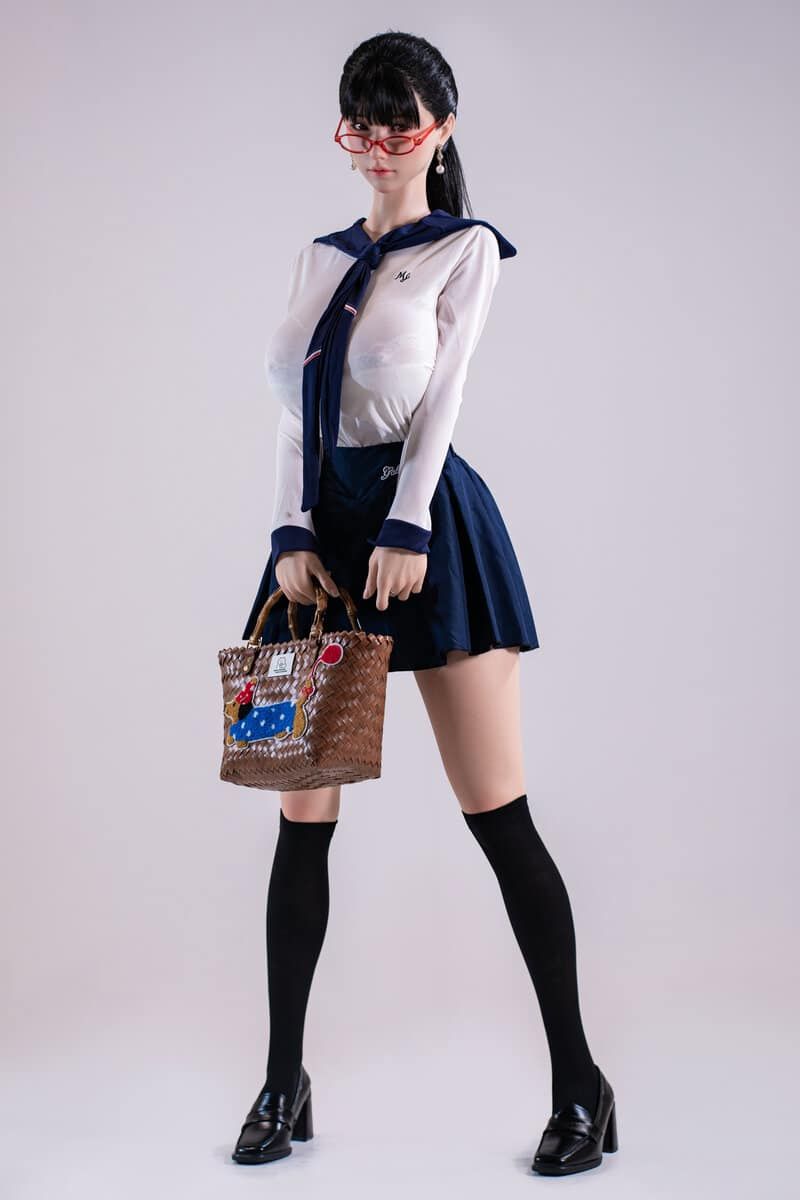 Picture of Fudoll 165cm (5.41ft) Realistic Asian BBW Sex Doll for Man, Real Skin Texture Zhang Yinxi