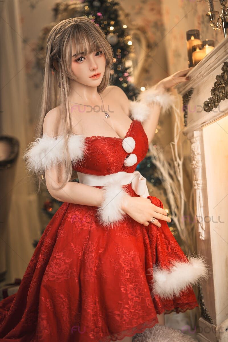 Picture of Fudoll Silicone Love doll 165cm (5.41ft) Full Size Sex Doll with Gel Boobs