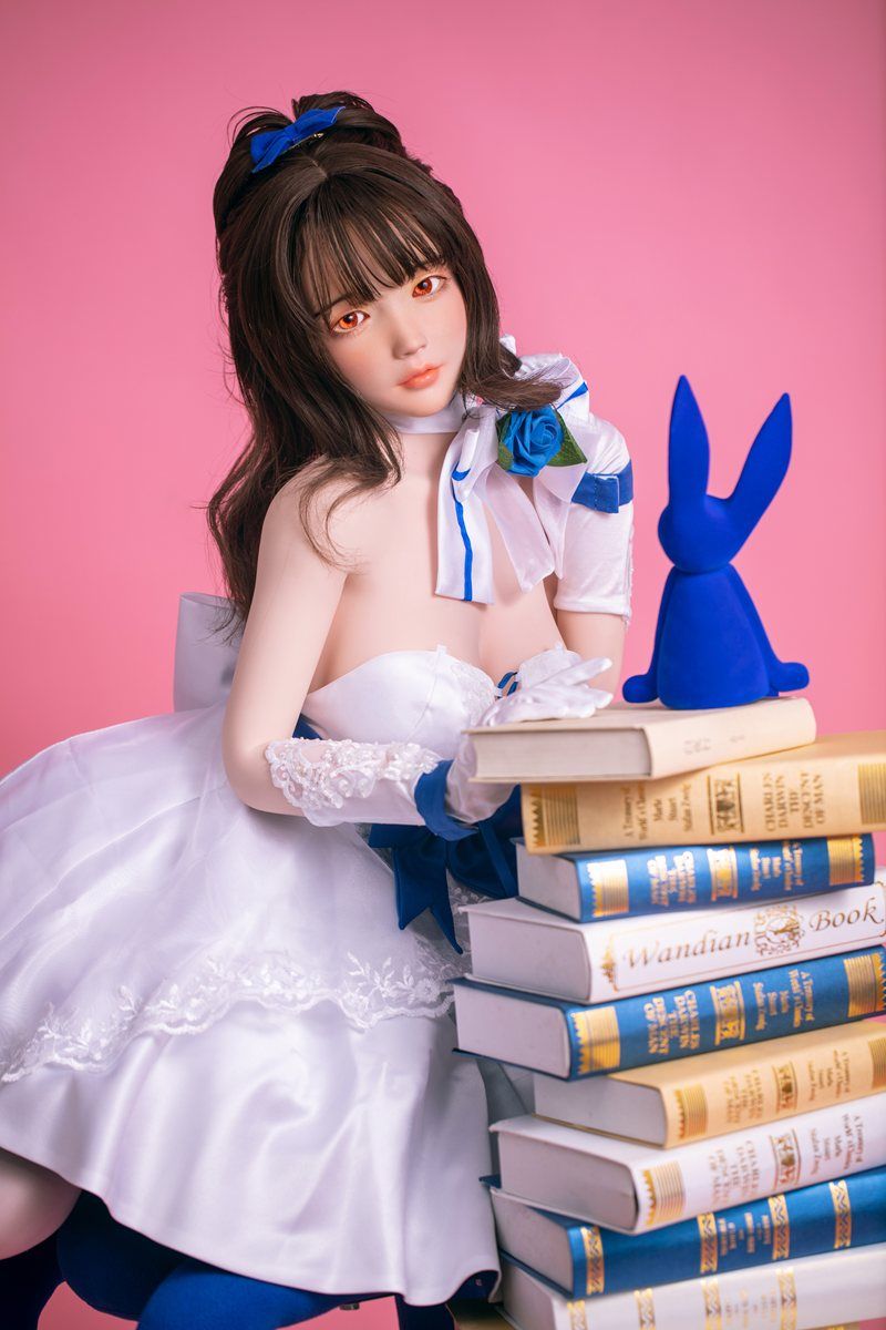 Picture of Fudoll Aijia 148cm (4.85ft) Korean Mini Sex Doll Silicone J009