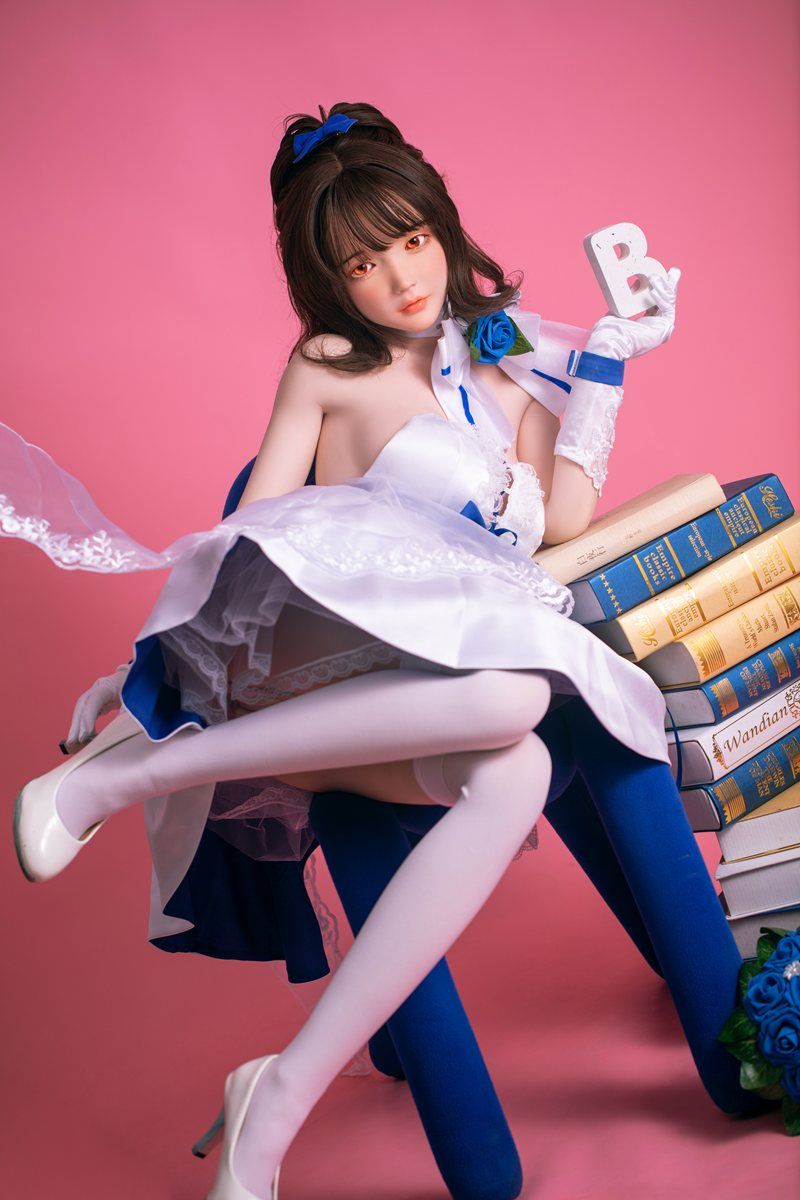 Picture of Fudoll Aijia 148cm (4.85ft) Korean Mini Sex Doll Silicone J009