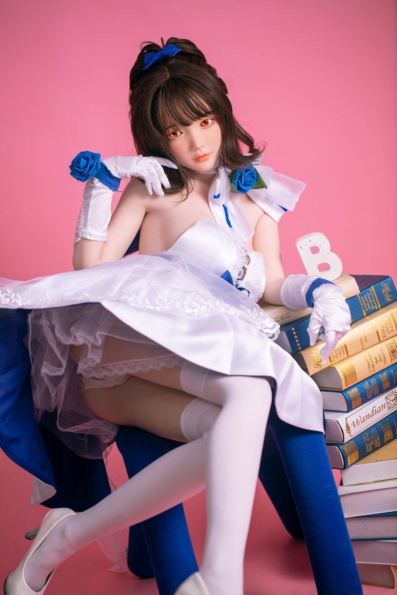 Picture of Fudoll Aijia 148cm (4.85ft) Korean Mini Sex Doll Silicone J009