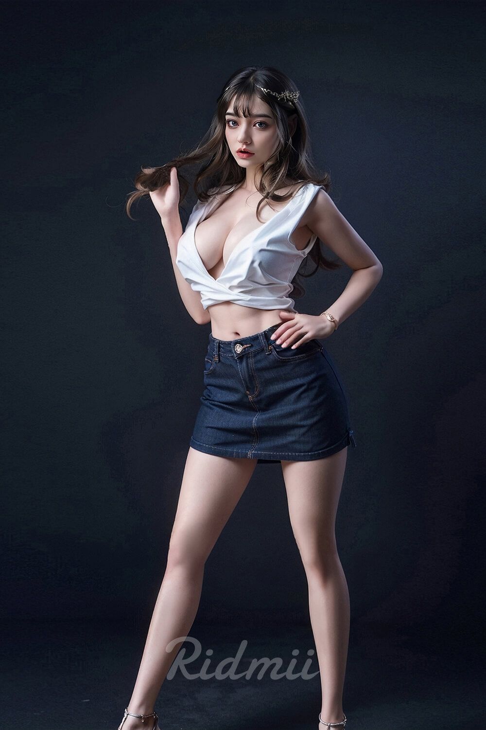 Picture of Ridmii - 169cm (5ft6") Realistic Sensual Curves Hybrid Sex Doll - Miranda Plus