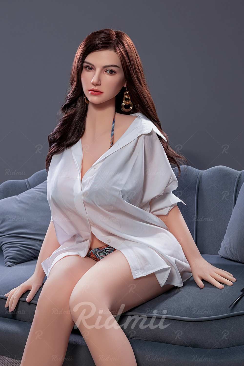 Picture of Ridmii - 167cm (5ft6") Movable Jaw Hybrid Curvy Sex Doll – Marissa