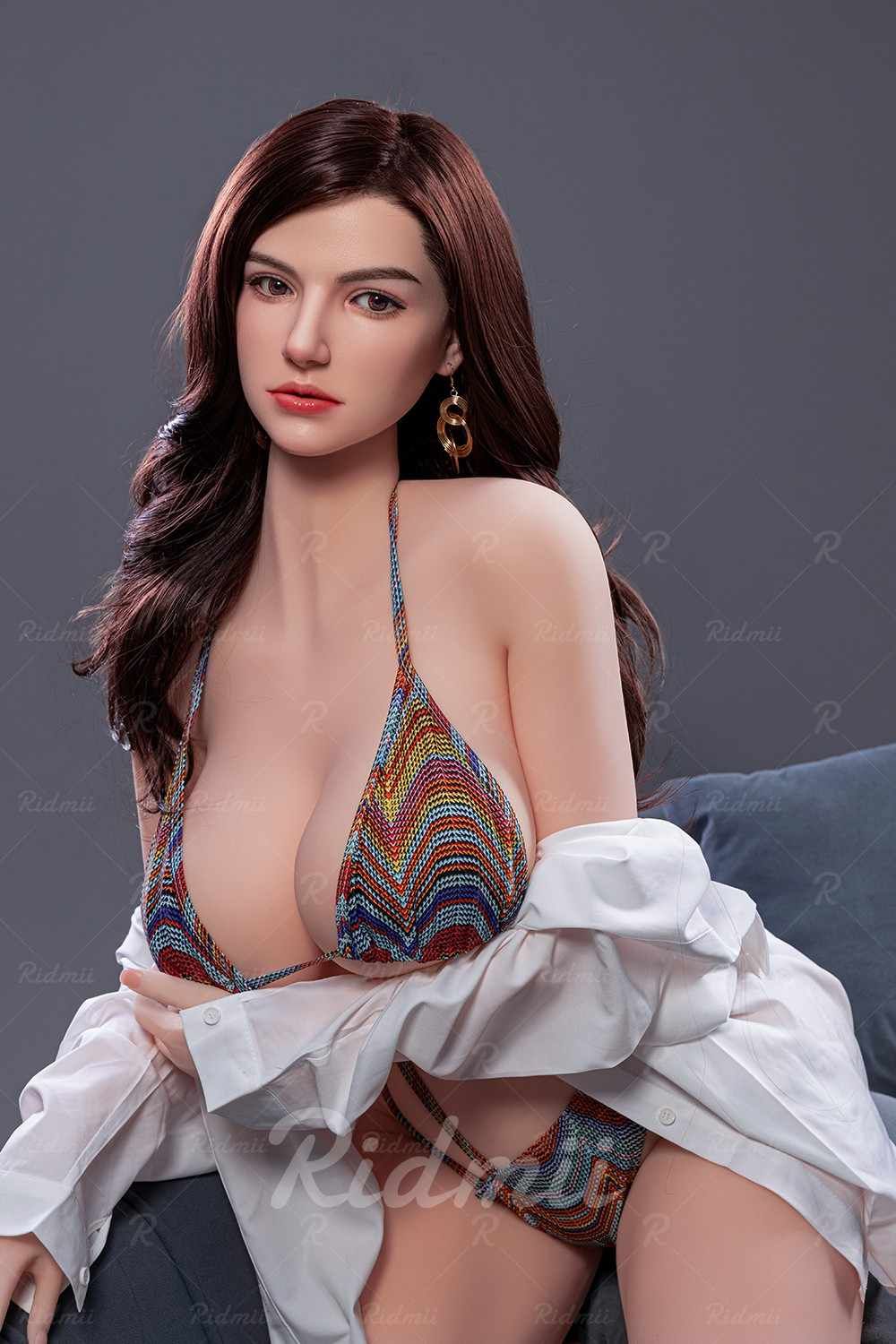 Picture of Ridmii - 167cm (5ft6") Movable Jaw Hybrid Curvy Sex Doll – Marissa