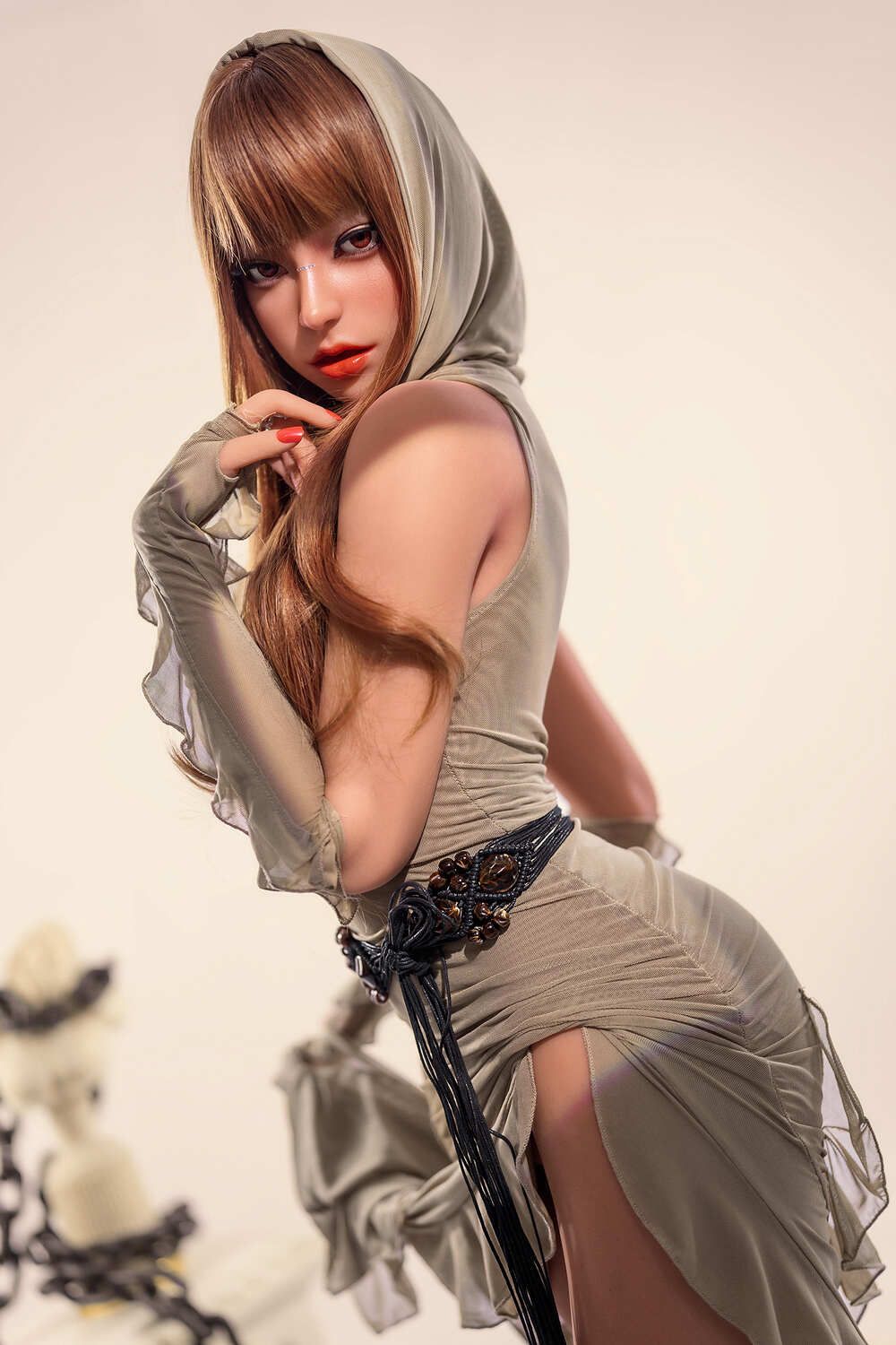 Picture of SY Doll 160cm/5ft3 A-cup Silicone Head Sex Doll – Clara Anne
