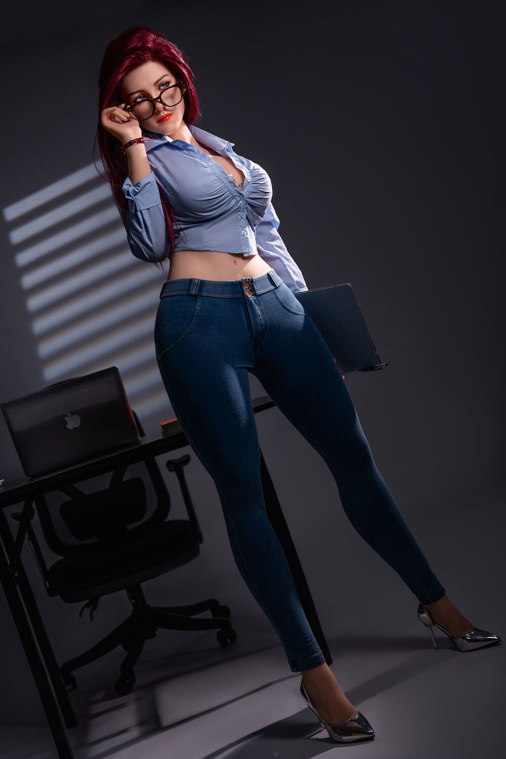Picture of SY Dolls 169cm/5ft7 D-cup Silicone Head Sex Doll – Gilbert