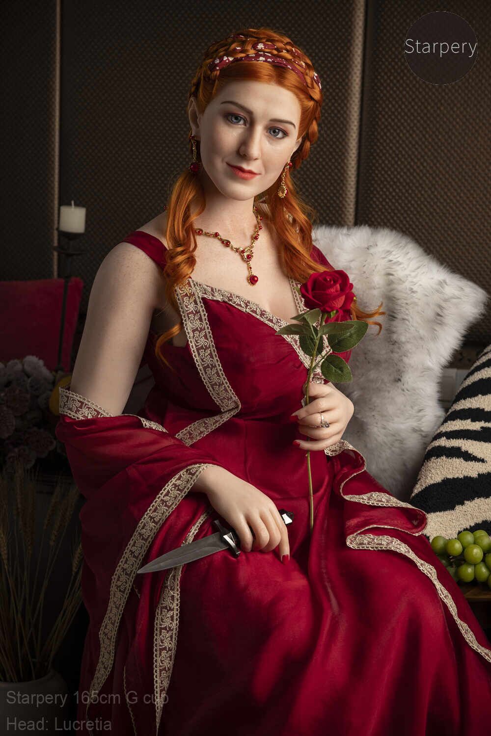 Picture of Starpery 165cm/5ft5 D-cup Silicone Head Sex Doll – Lucretia