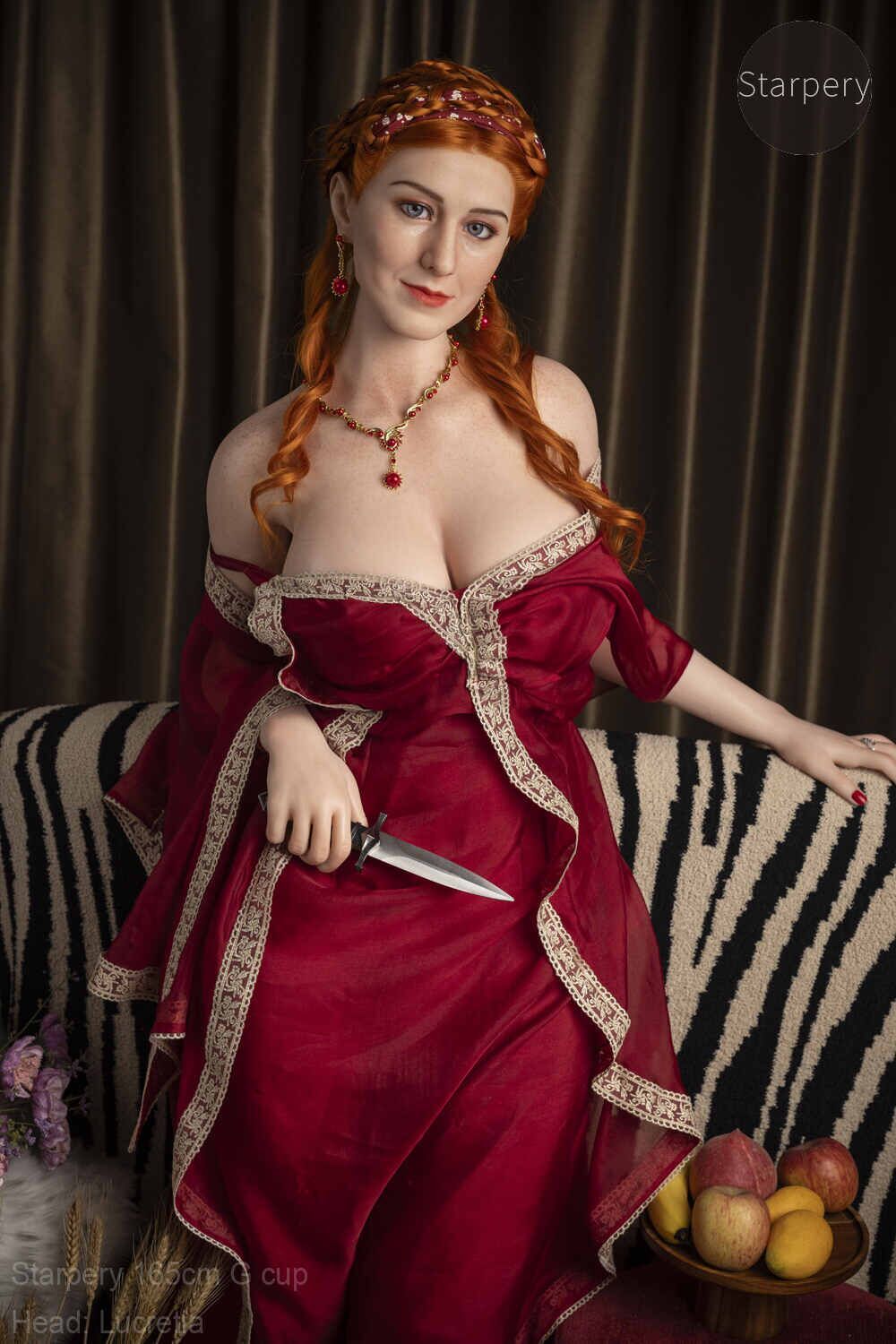 Picture of Starpery 165cm/5ft5 D-cup Silicone Head Sex Doll – Lucretia