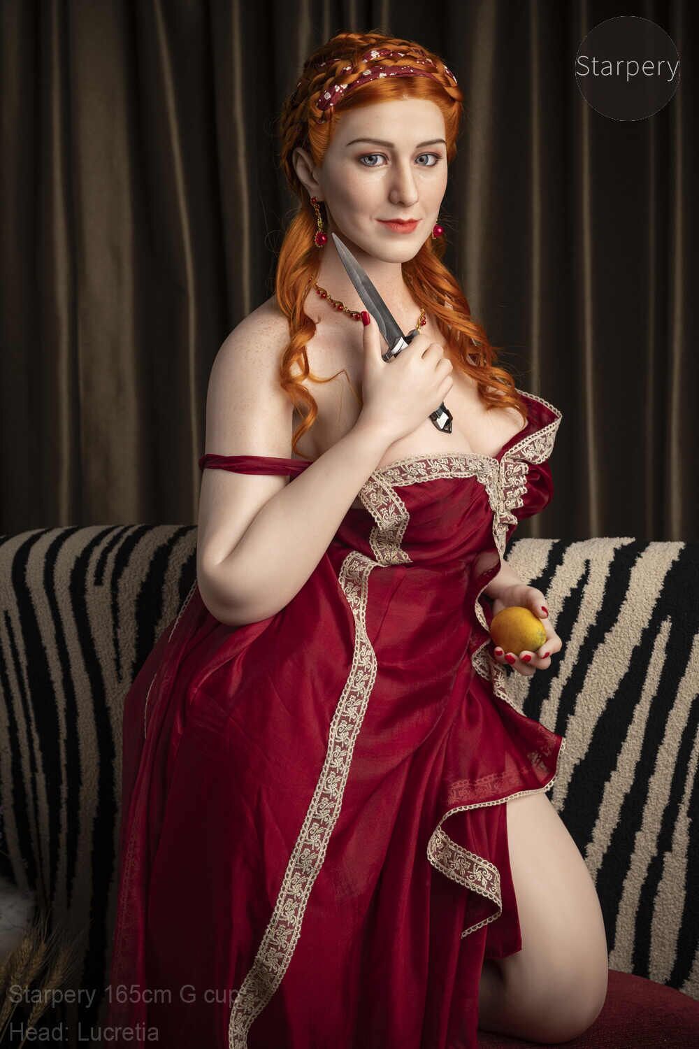 Picture of Starpery 165cm/5ft5 D-cup Silicone Head Sex Doll – Lucretia