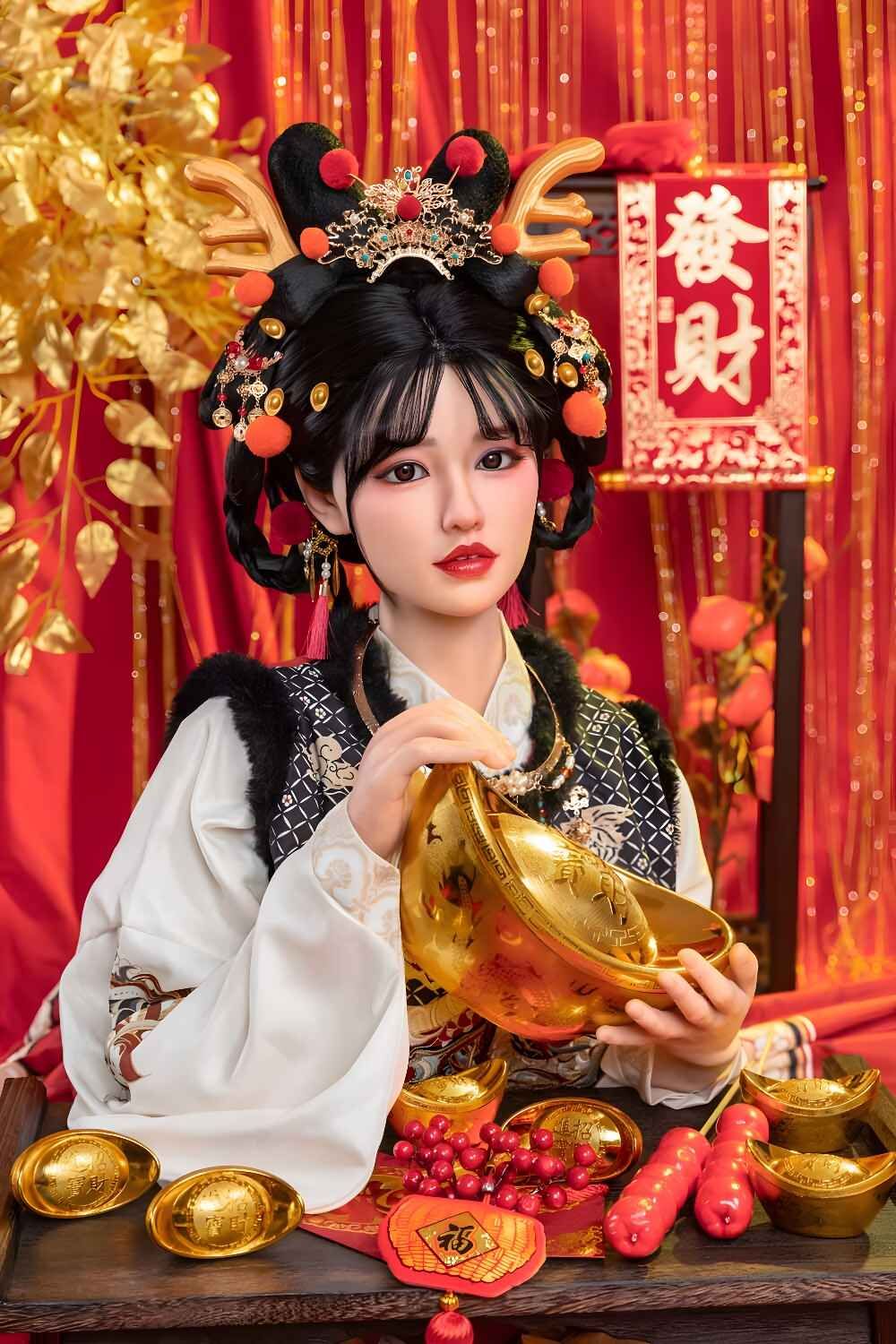 Picture of Starpery 169cm/5ft7 C-cup Silicone Head Sex Doll – Wushi
