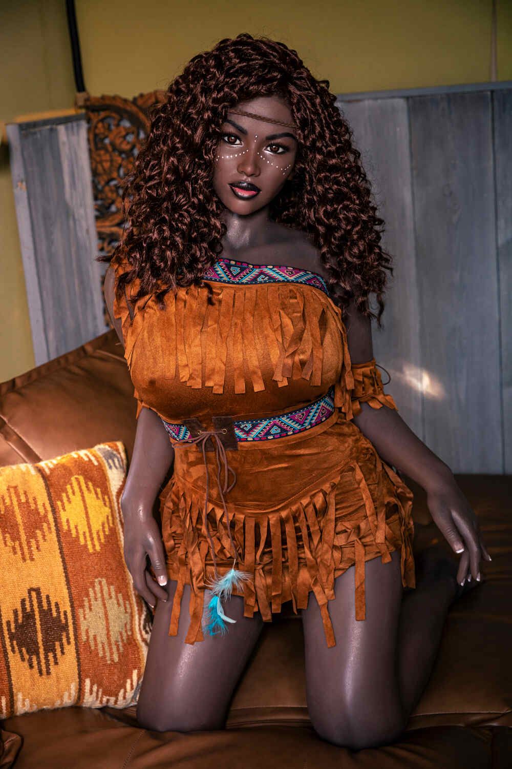 Picture of Starpery 156cm/5ft1 E-cup Silicone Head Sex Doll – Takiyah