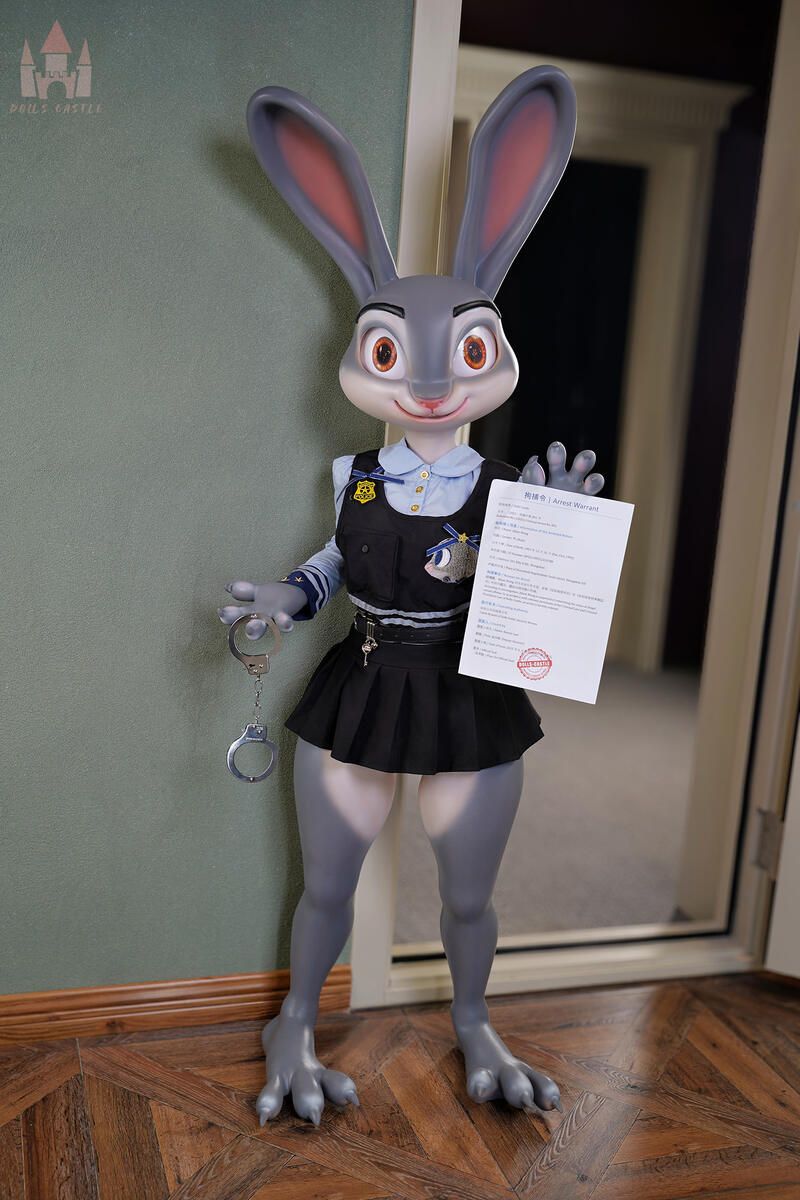 Picture of Dolls Castle 168cm/5ft6 A-cup Silicone Sex Doll – Rabitty (Judy Hopps)