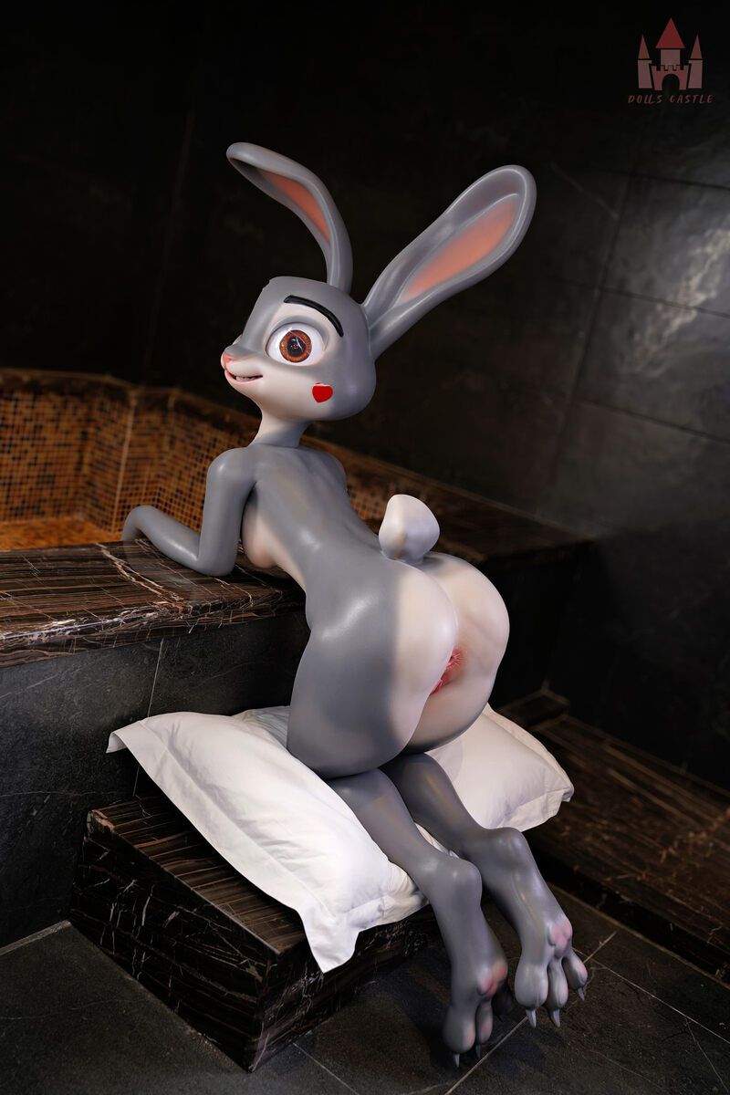 Picture of Dolls Castle 168cm/5ft6 A-cup Silicone Sex Doll – Rabitty (Judy Hopps)