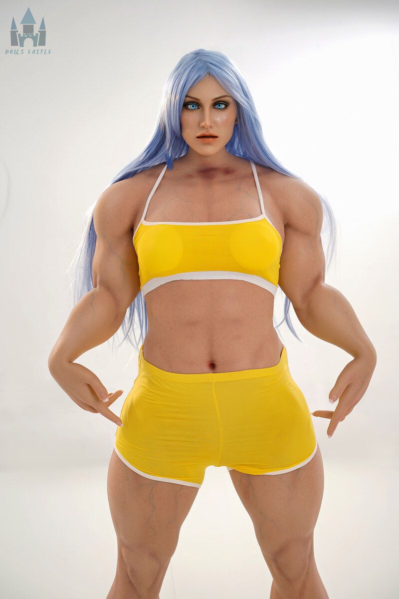 Picture of Dolls Castle 160cm/5ft3 B-cup Muscular Shemale Silicone Sex Doll – Kali