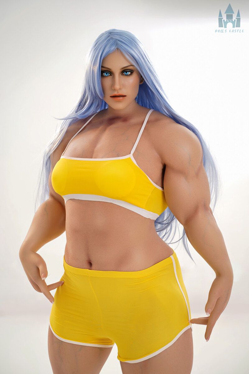 Picture of Dolls Castle 160cm/5ft3 B-cup Muscular Shemale Silicone Sex Doll – Kali