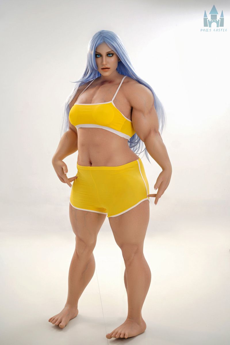 Picture of Dolls Castle 160cm/5ft3 B-cup Muscular Shemale Silicone Sex Doll – Kali