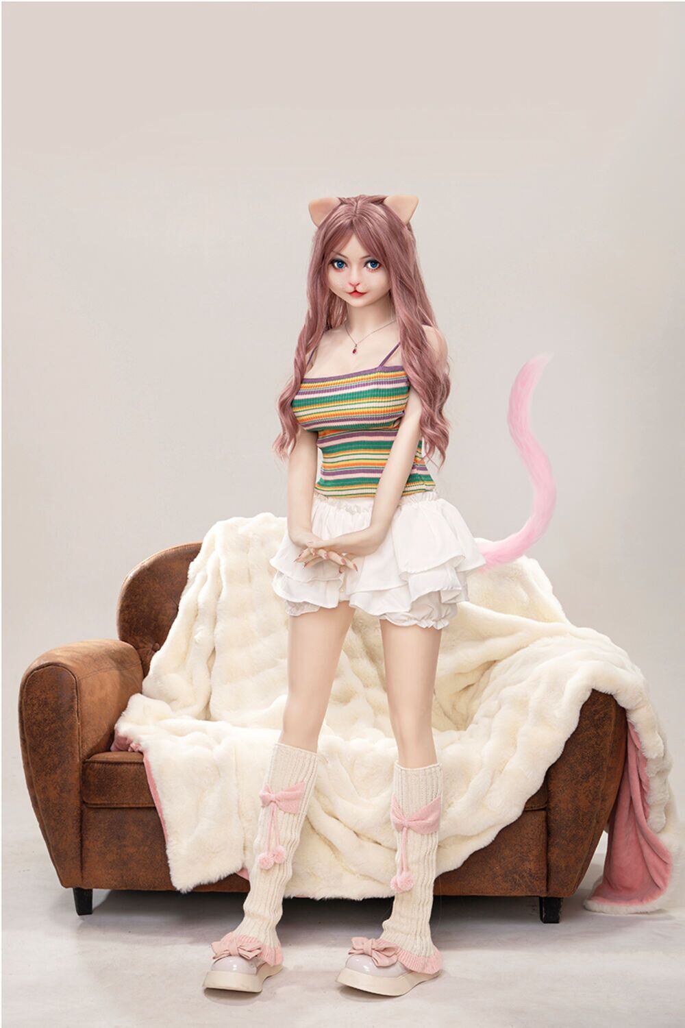 Picture of Dolls Castle 156cm/5ft1 F-cup Silicone Head Sex Doll – Alva Hart