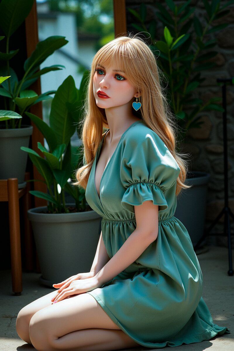 Picture of 150cm/4ft11 F-cup Silicone Head Sex Doll – AB27