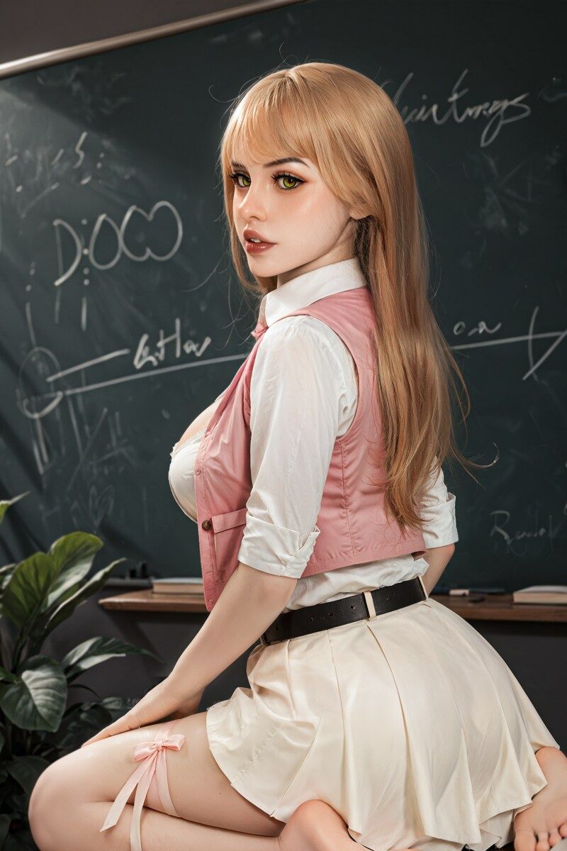 Picture of 150cm/4ft11 F-cup Silicone Head Sex Doll – Tara