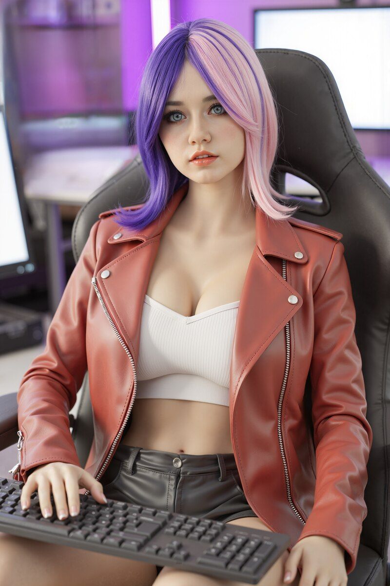 Picture of 159cm/5ft3 O-cup Silicone Head Sex Doll – Rella Mallen