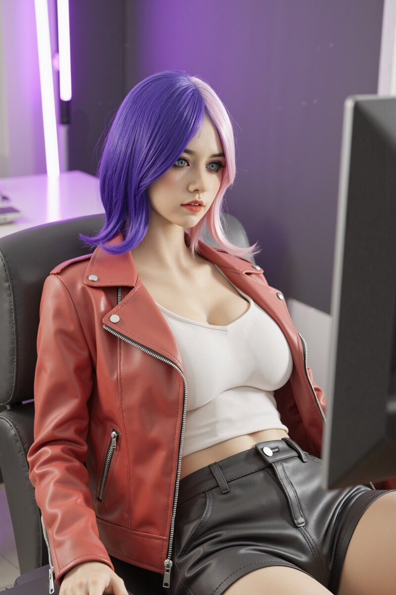 Picture of 159cm/5ft3 O-cup Silicone Head Sex Doll – Rella Mallen