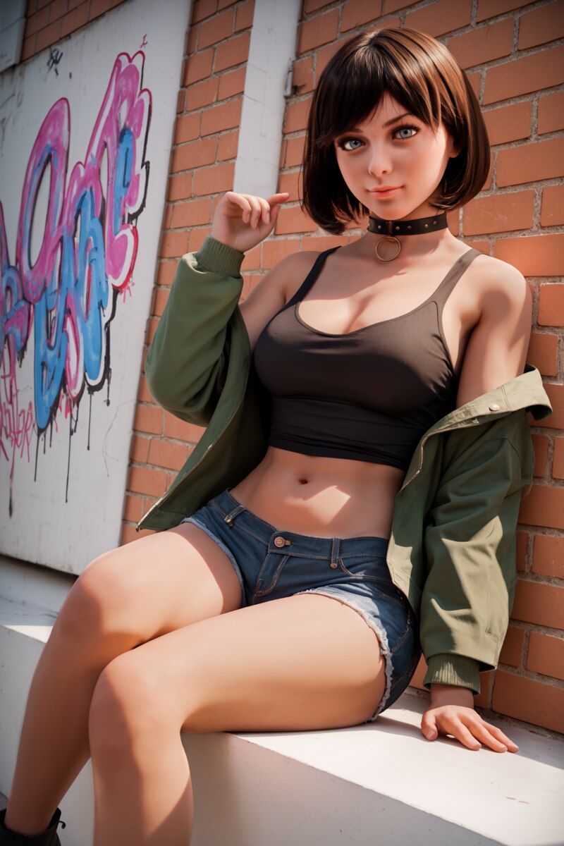 Picture of 151cm/4ft11 F-cup Silicone Head Sex Doll – Fena.B