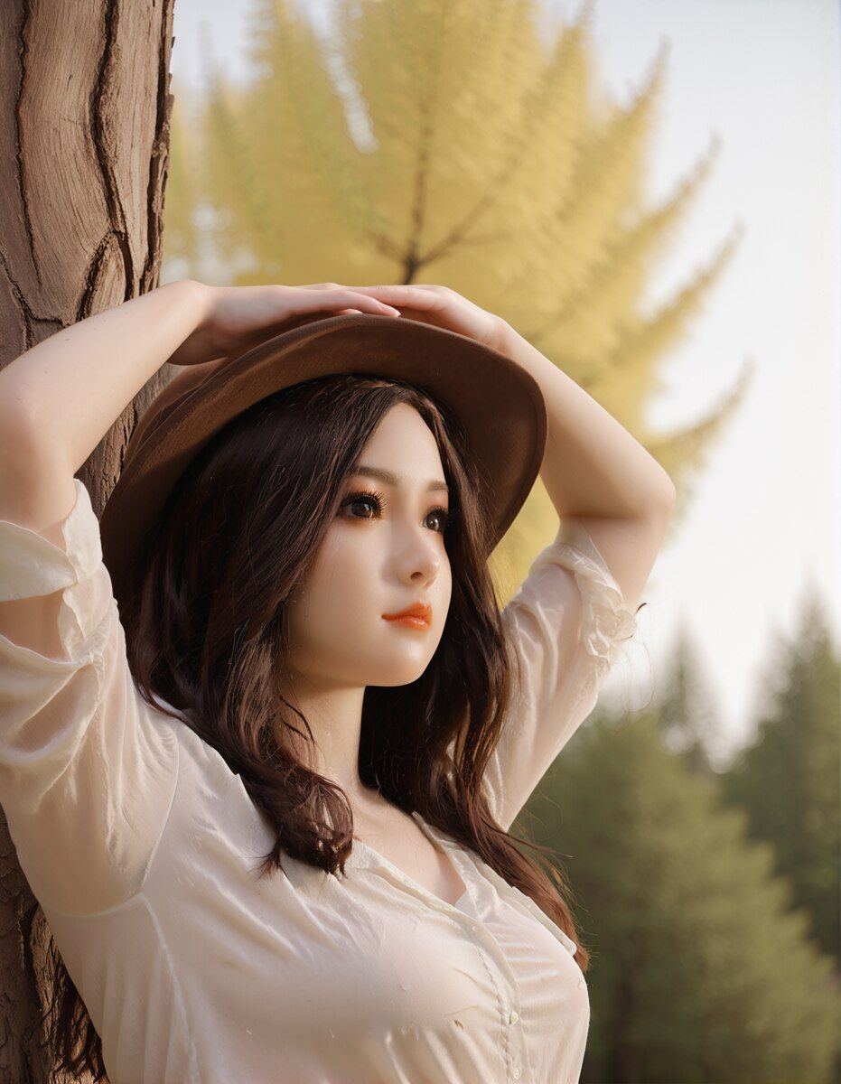 Picture of 148cm/4ft10 B-cup Silicone Head Sex Doll – Dulcie
